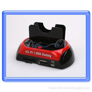 Boust 3.5"/2.5" SATA/HDD/IDE Dual Docking Station+USB Hub (BST-AGM)